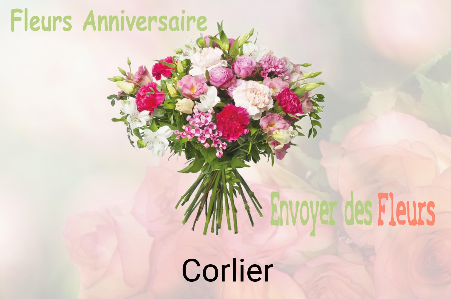 Bouquet de fleurs d’anniversaire livré à Corlier